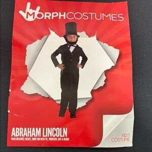 Abraham Lincoln Kids Costume - Black